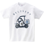 [キッズTシャツ] Delivery Penguin