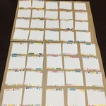 かわいいミニメッセージカード④⑨