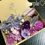ハーバリウム花材セットドライフラワー purple♡