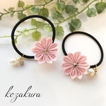 桜のヘアゴム セット
