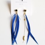 blue"　ピアス
