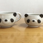 r様ご予約 パンダさんコーヒーカップセット🐼
