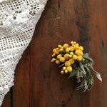 布花コサージュ　ミモザの花束 