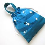 お着替え袋【あひる】お着替え袋 体操服袋 巾着 体操服入れ お着替え入れ 持ち手付き 入園グッズ 入学グッズ 北欧風