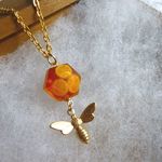 はちみつレモンネックレス＜受注製作＞