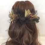wasou  black gold tulle ヘッドドレス 