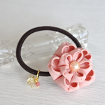 【 ｒ様 オーダーメイド作品　八重桜ヘアゴム　ピンク 】売約済み
