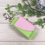 iQOS3　２トーン　ライム×ピンク　ケース　電子タバコ　