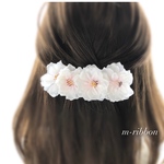 ふんわり♡桜のバレッタ