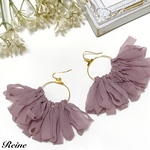 スモーキーピンクシフォン＊フープ