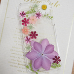 iphone　押し花ケース【banchan0105さまオーダー品 】