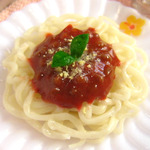 ごちそう缶づめ♪ミートソーススパゲティ♪
