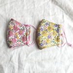 子供用4重ガーゼ立体マスク２枚セット#フラワーコレクション#3サイズ展開