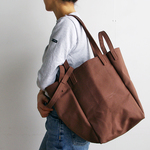 DROP SHOULDER TOTE BAG（オールコーヒー）