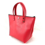在庫限　本革ハンドバッグ　ピンク色　ファスナー付き　Hand bag pink leather 