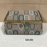 ミナペルホネン  ハンドメイド   がま口BOXポーチ