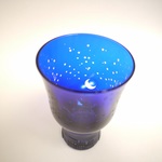 星空の街のぐいのみ