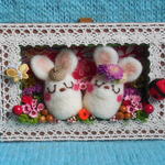 春風に吹かれて・utouto 💛 ©　小さなフレーム