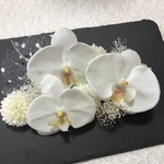 リアル胡蝶蘭の髪飾り 和装に♡