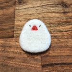 ちびっこ文鳥(おねむ)