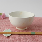 桜の花びら　お茶碗（小）白
