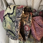 兵児帯 003 ハンドメイド　大人女子　正絹　絞り