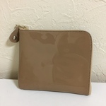 本革エナメルミニ財布