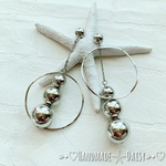 Silver♛asymmetry ピアス