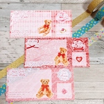 princess with bear♥チケット風メモ