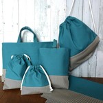 【umetomo612様専用】ターコイズブルー×ストライプ入学セット