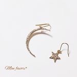 月と星のピアス