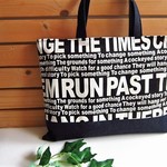 シンプルでカッコいい英字☆レッスンバッグ