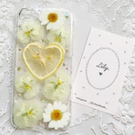 ハートレモン♡押し花iPhone7/8用スマホケース
