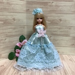 リカちゃんドレスミント×水色