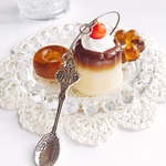プリンとコーヒーゼリーのバッグチャーム  フェイクスイーツ　スイーツデコ