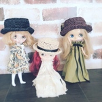 深めのカンカン帽 ドール用⋈ブライス レミン&ソラン