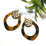 300円☆大ぶりリングチャーム☆メタルチャームのピアス/イヤリング