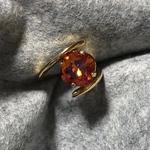 大粒 スワロフスキーリング