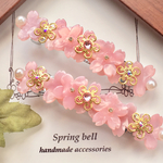 桜の花咲くバレッタ