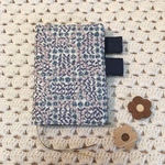 【再入荷1】ほぼ日手帳カバー オリジナルサイズ ミナペルホネン スリーピング ローズtambourineファブリック使用