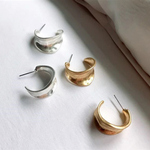 注！ゴールドのみ！vintage curve pierce＊ヴィンテージ カーブピアス