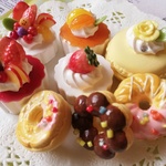 デコパーツ　ケーキ８個セット　フェイクスイーツ