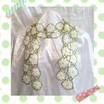 【再販】ひなげしのラリエットショール