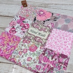 【sale】リバティ＊９パッチ＊ミニマット＊濃ピンク