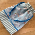 【mi様オーダー品 】★はしセット入れ＊スワンが可愛い☆ライトブルー★