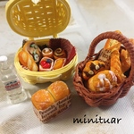 ミニチュア☆パン ランチボックス バスケット 