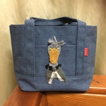  ハシビロコウのブルージーンズlunch bag
