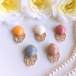 ❤︎No.36❤︎シンプルフラワーシャワー2wayピアスイヤリング