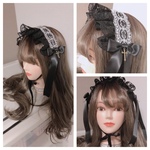 ♡ゴスロリちゃんのミニボンネット黒♡ ゴスロリ ロリータ