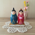春♫ひな祭り＊お内裏様とお雛様のマトリョーシカ＊和風